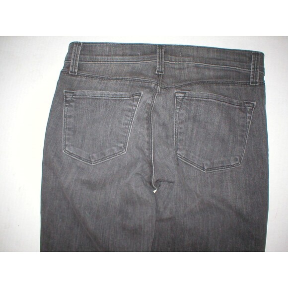 New $218 J Brand Jeans Jax Dark Gray Skinny Leg 25 Womens Distressed Charcoal - Picture 4 of 4